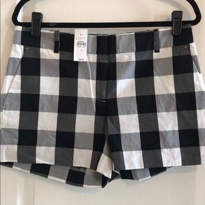 NWT LOFT Buffalo Check Shorts